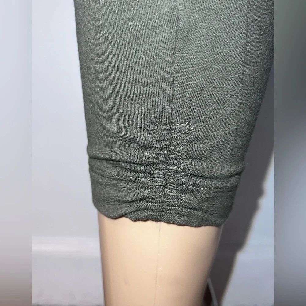 Pure Jill, XS-P oversized 2 piece, long sleeve hooded‎ shacket, matching capri - Picture 6 of 13